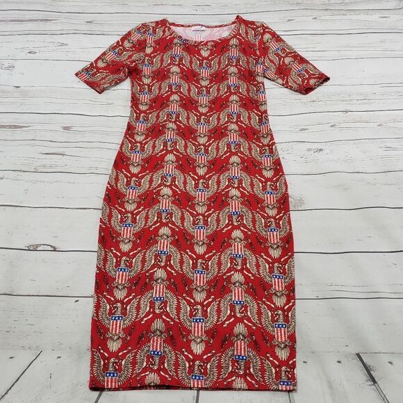 LuLaRoe Dresses & Skirts - LulaRoe Dress Size XXS Patriotic American Eagle